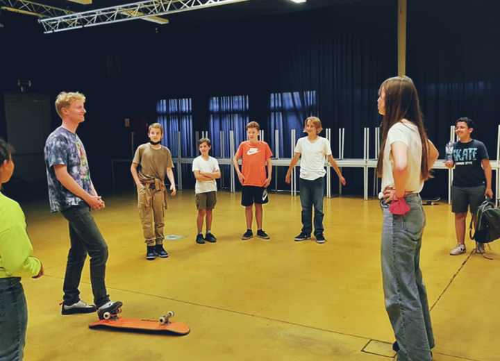 Skaten en theater in CC Het SPOOR