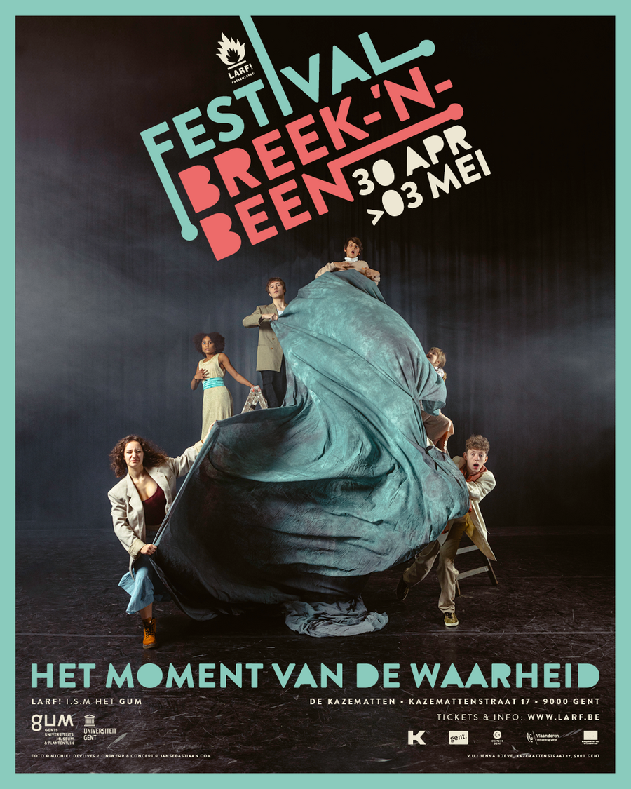 Festival Breek-'n-Been 2025: Het moment van de waarheid, ontwerp Jan-Sebastiaan Degeyter, foto Michiel Devijver